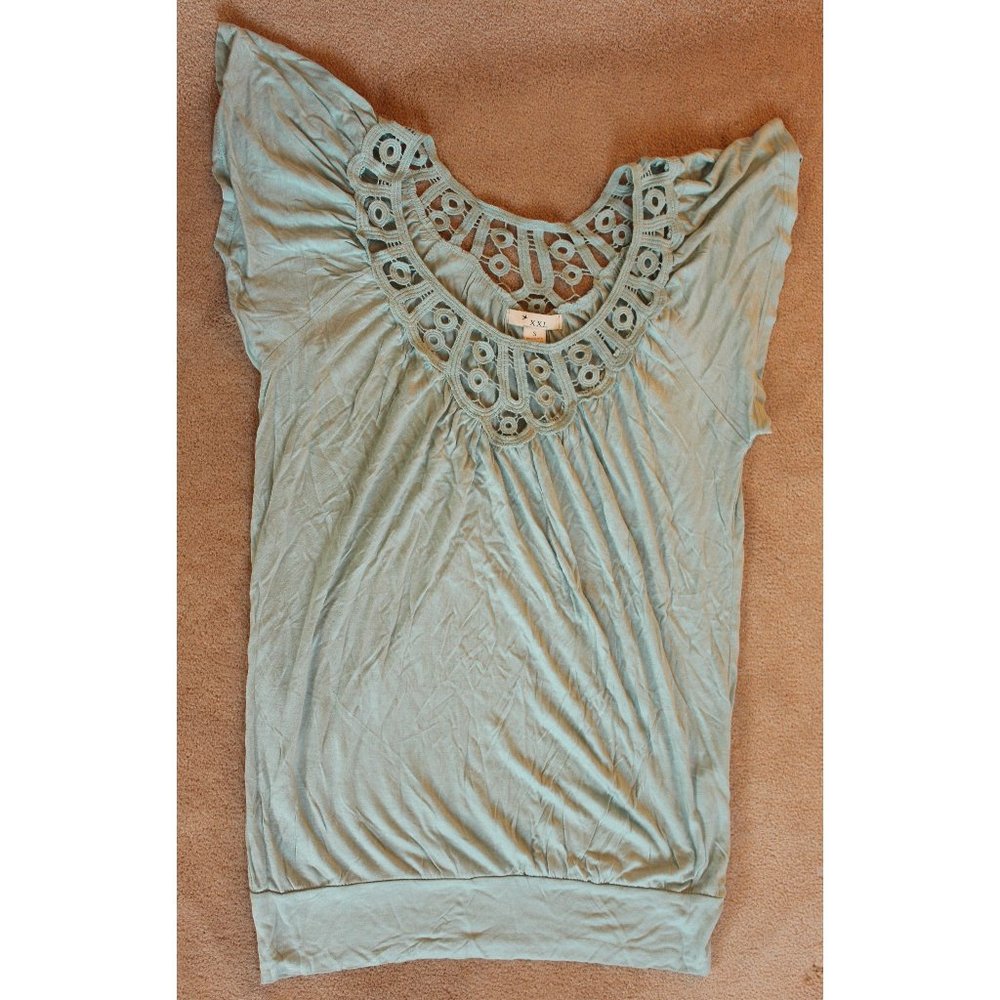 "Ambiance Apparel" teal top